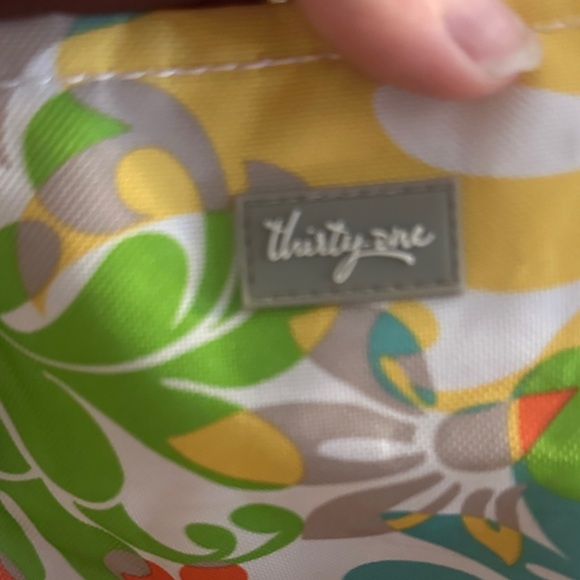 Thirty-One Multicolor Floral Tote Bag - Picture 2 of 7